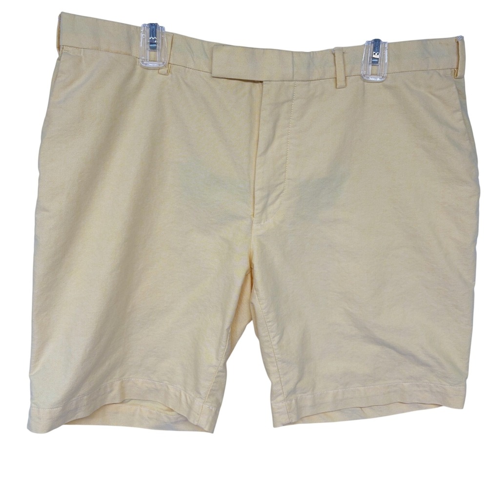 Vintage 90s Polo Ralph Lauren Chino Shorts Size 40 Men's Preppy Yellow‎